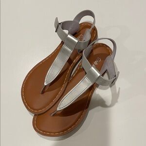 Salt Water Stylish Silver Sandals for Women